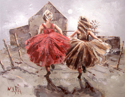 tutus op die plaas | A3 Paper Print