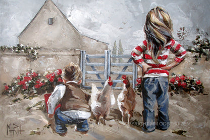 Plaas hekkie  | Canvas Prints