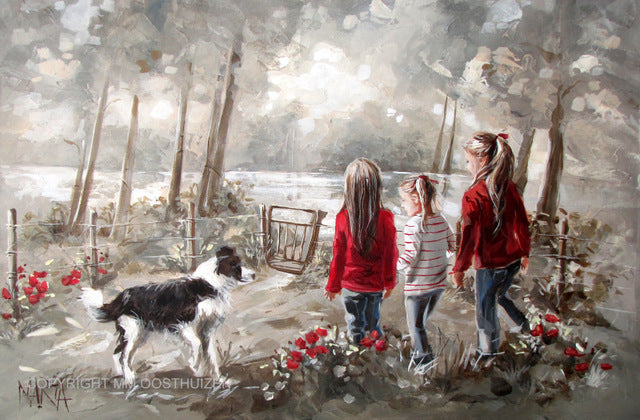 Moet die hond dan saam | A3 Paper Print