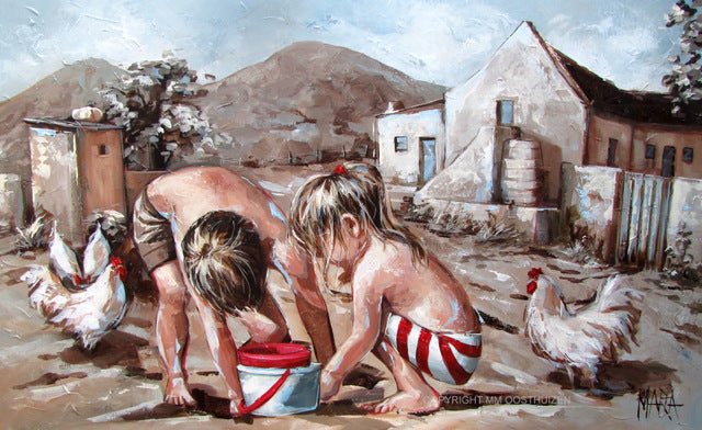 Ouma mostert se huis | A3 Paper Print