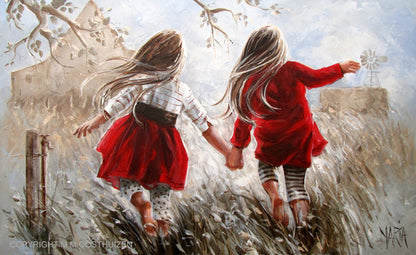 Dance in the field | A3 Paper Print