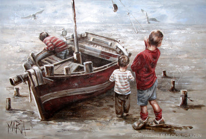 Kom kyk die boot | A3 Paper Print