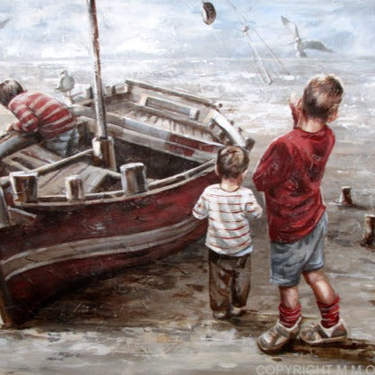 Kom kyk die boot | A3 Paper Print