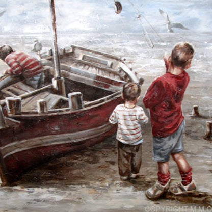 Kom kyk die boot | A3 Paper Print