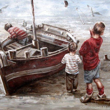 Kom kyk die boot | Canvas Prints