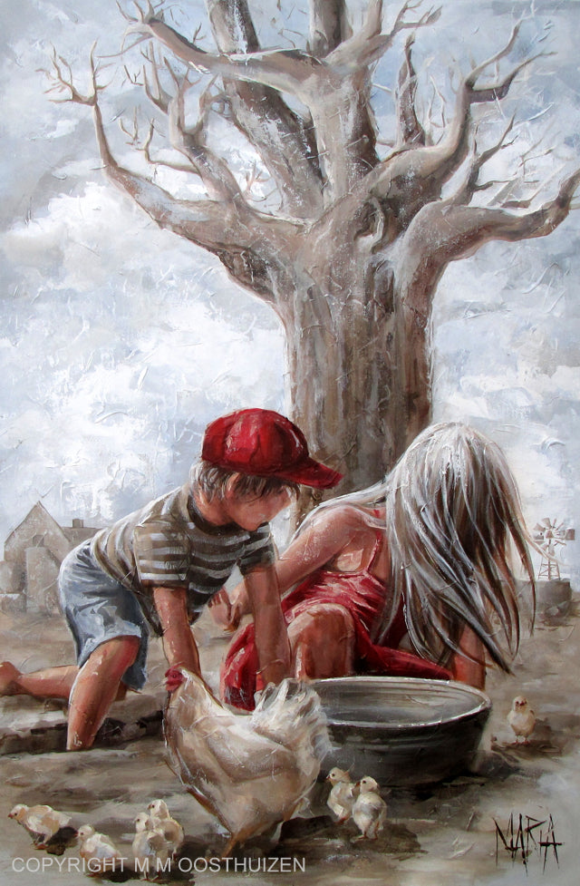 Speel onder die boom | A3 Paper Print