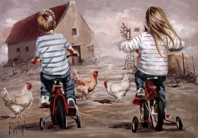 Training wheels | Canvas Prints