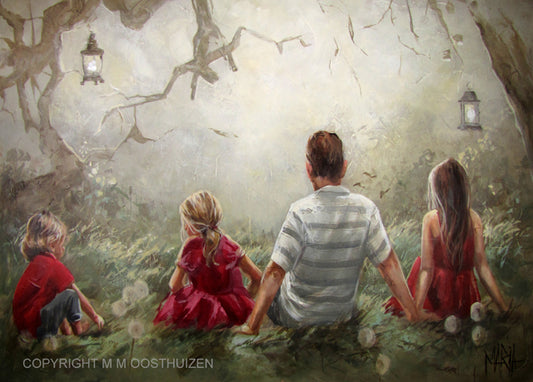 Family time A3 paper print, fine art by Maria Magdalena Oosthuizen | House of Maria