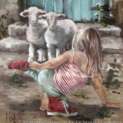 Little Lambs | Canvas Prints