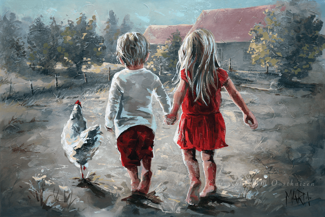 The three of us | A3 Paper Print