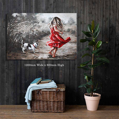 Dans oppad | Canvas Prints