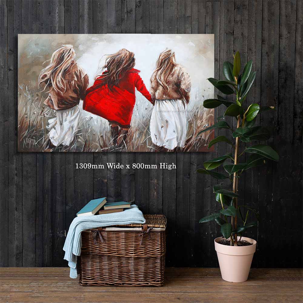 Love centered friendship | Canvas Prints