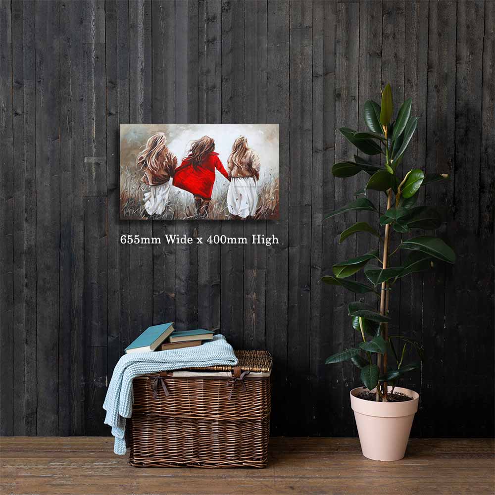 Love centered friendship | Canvas Prints