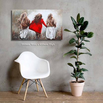 Love centered friendship | Canvas Prints