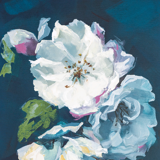 Purpleish white | A4 Paper Print