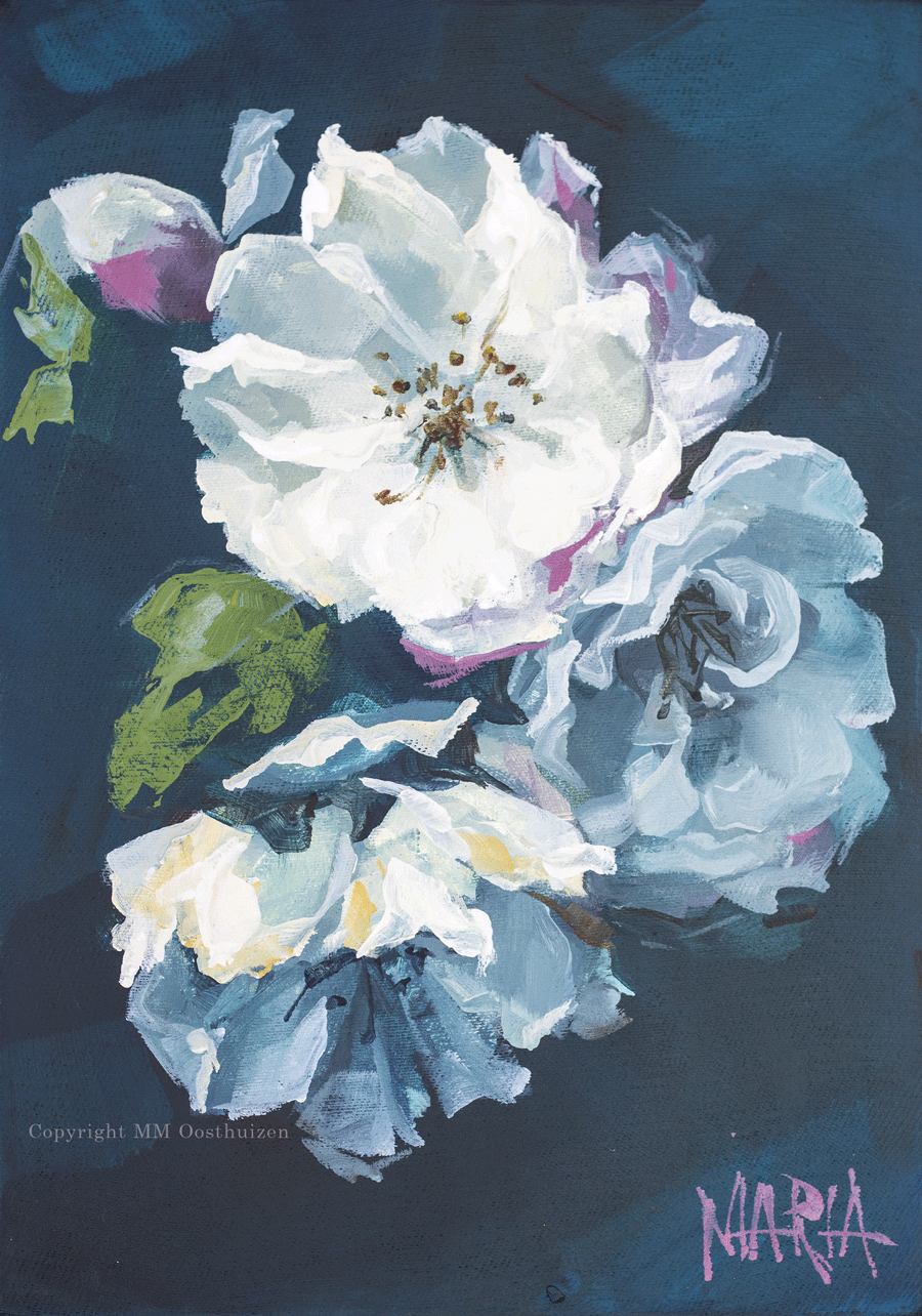 Purpleish white | A4 Paper Print