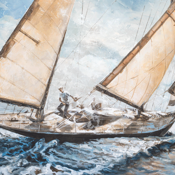 Sailing Forward | A4 Paper Print