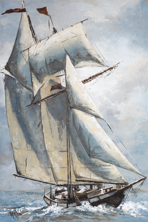 Open sails | A4 Paper Print