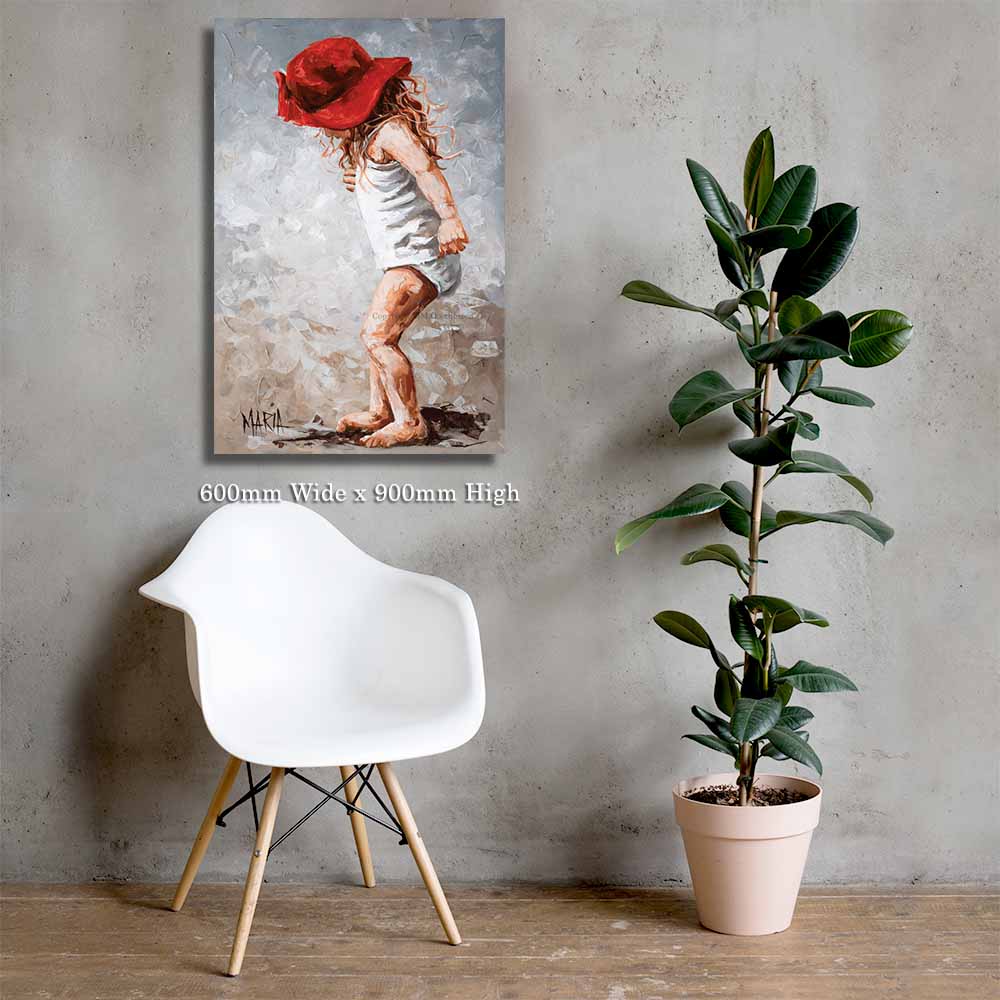 Little Red Warriors I | Canvas Prints