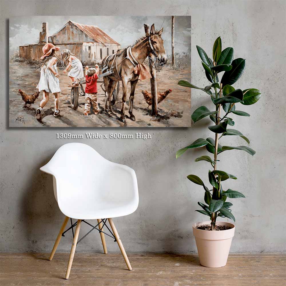 Busy days | Canvas Prints