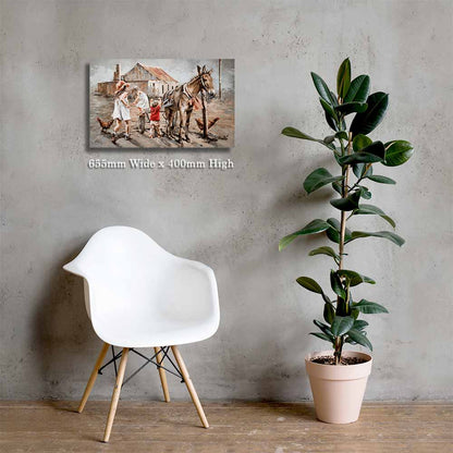 Busy days | Canvas Prints