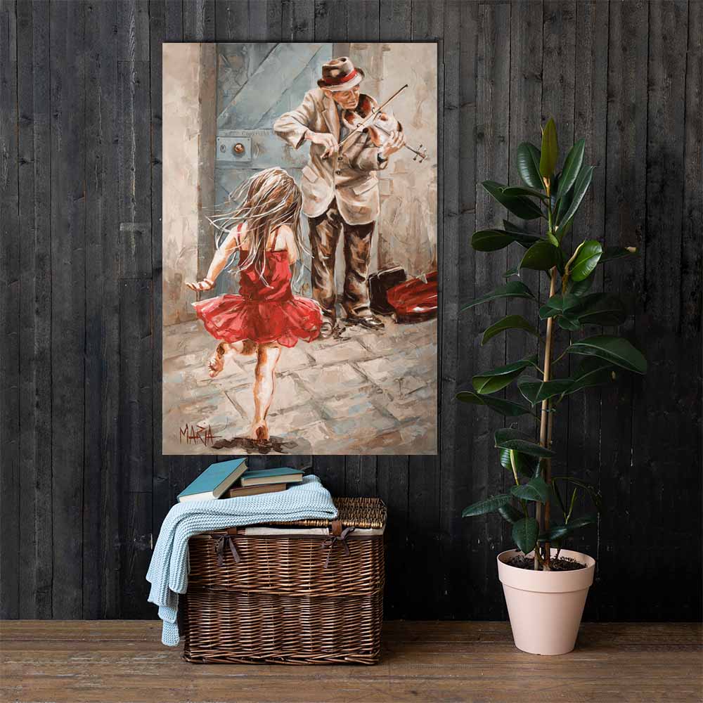 The Violin Player | Canvas Prints