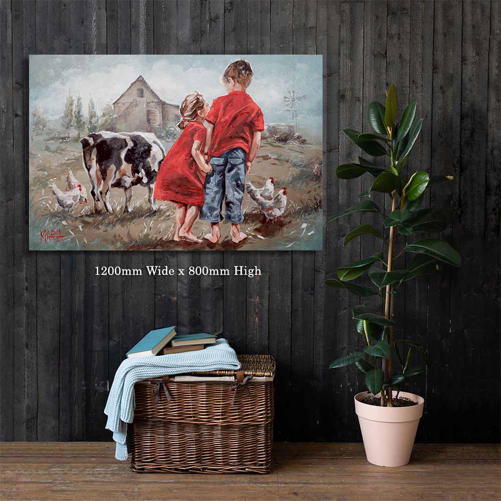 Melk Plaas  | Canvas Prints