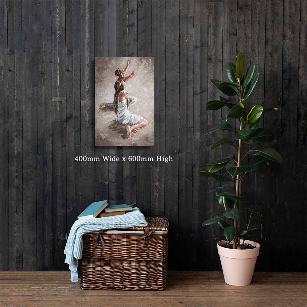 I get my Validation from the Cross  | Canvas Prints