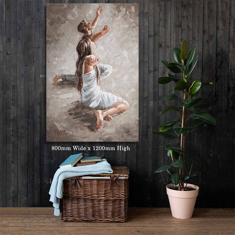 I get my Validation from the Cross  | Canvas Prints