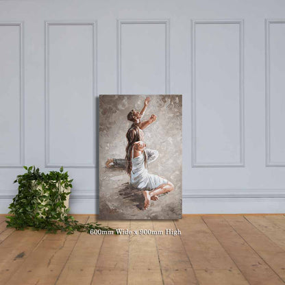 I get my Validation from the Cross  | Canvas Prints