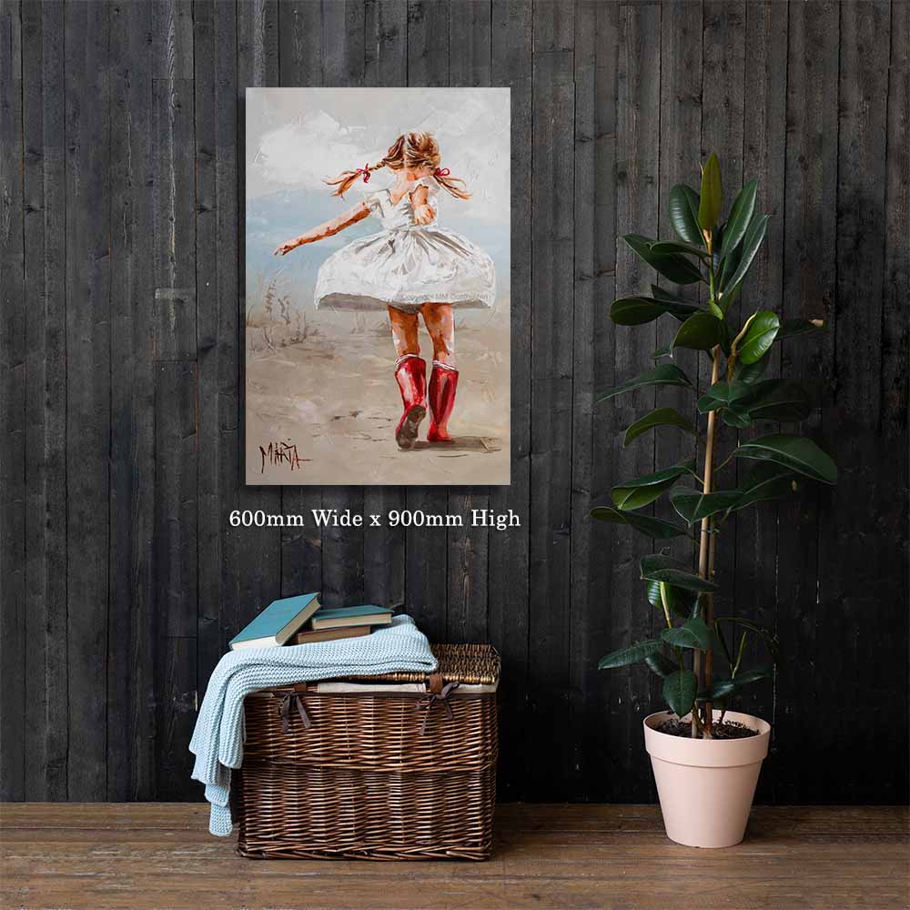 Turn - I am Free Series | Canvas Prints