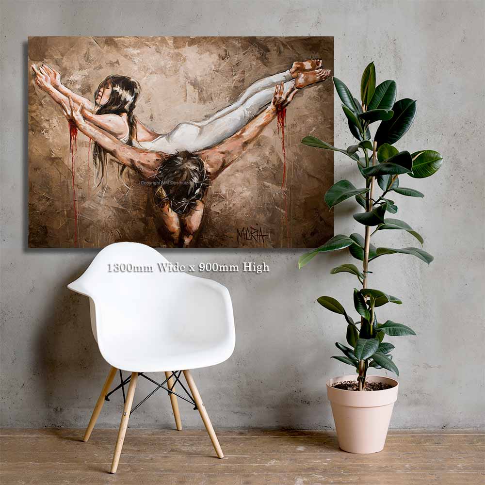 On His Shoulders | Canvas Prints