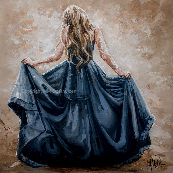 Lady in blue | Canvas prints