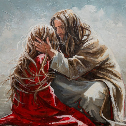 Way Maker fine art print, Christian inspirational artwork, A3 size, House of Maria Magdalena Oosthuizen.