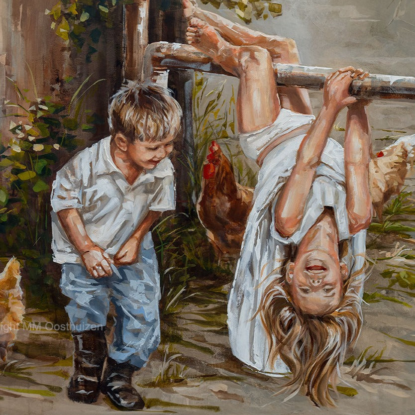 Jy is onderstebo | Canvas Prints