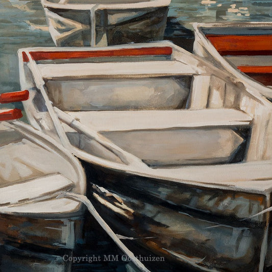 Rowboats | A4 Paper Print