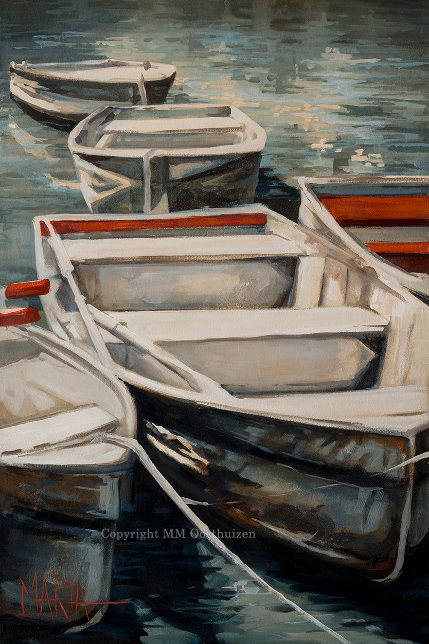 Rowboats | A4 Paper Print