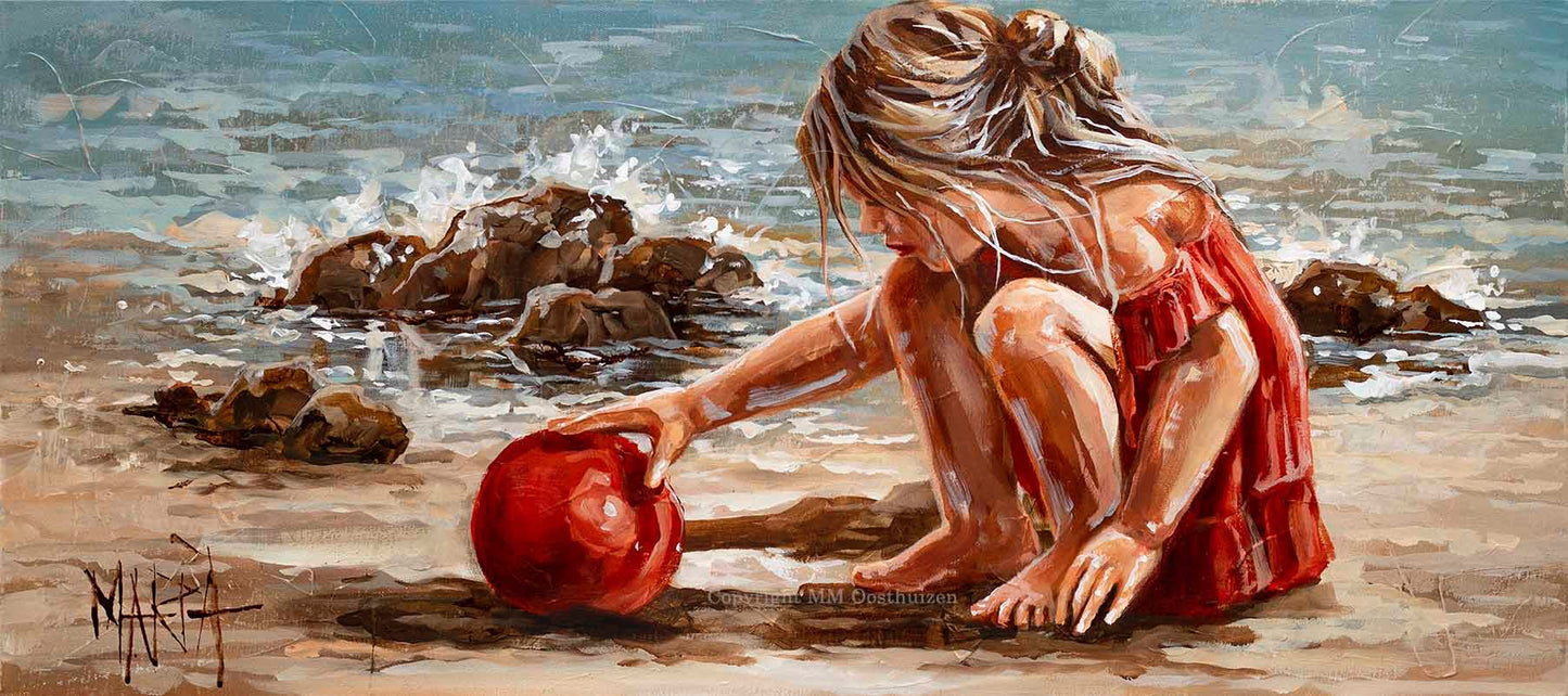 Op die Strand | A4 Paper Print