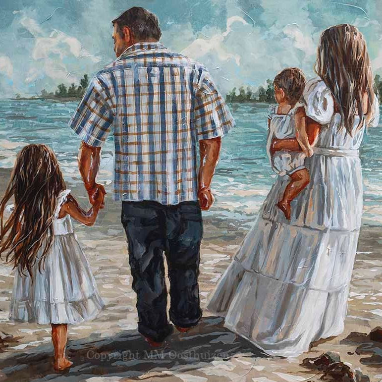 Izabel en Nina oomblikkies | A4 Paper Print