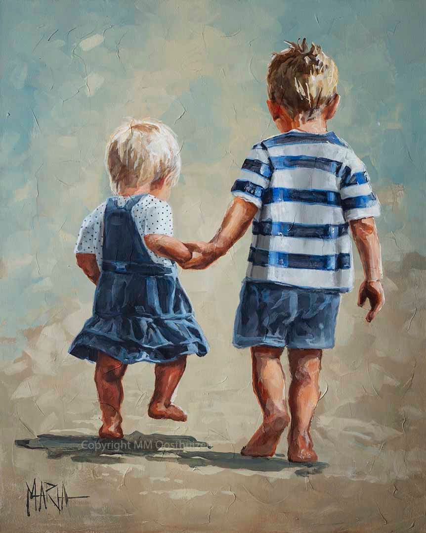 Hand aan Hand | A4 Paper Print