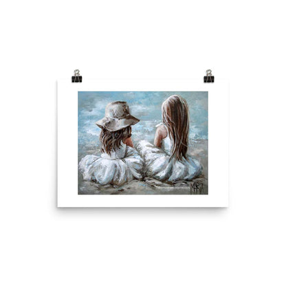 A3 portrait art print protected by white correx board for safe shipping.