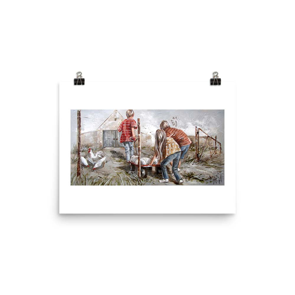 Aankoms | A3 Paper Print