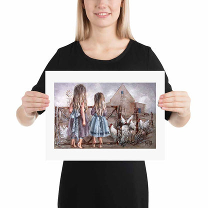 Kom kry my by die hek | A3 Paper Print