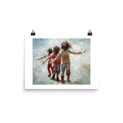 Three in a row | A3 Paper Print