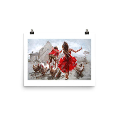 Dans draai | A3 Paper Print