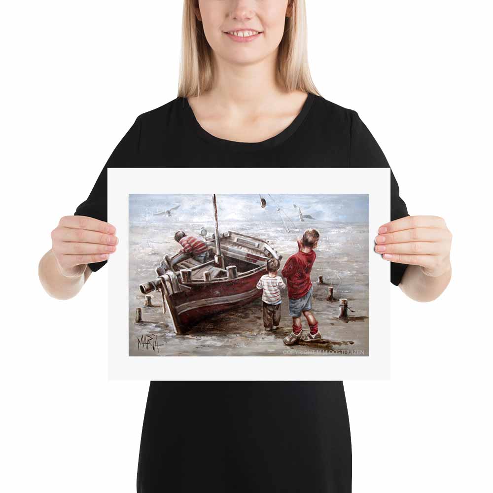 Kom kyk die boot | A3 Paper Print