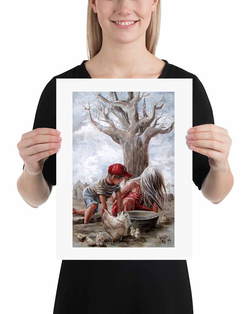 Speel onder die boom | A3 Paper Print