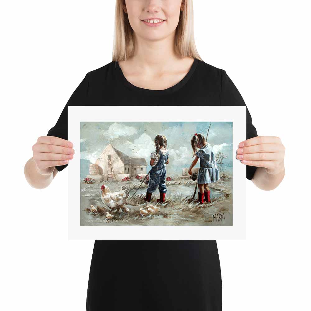 Let's go fishing | A3 Paper Print