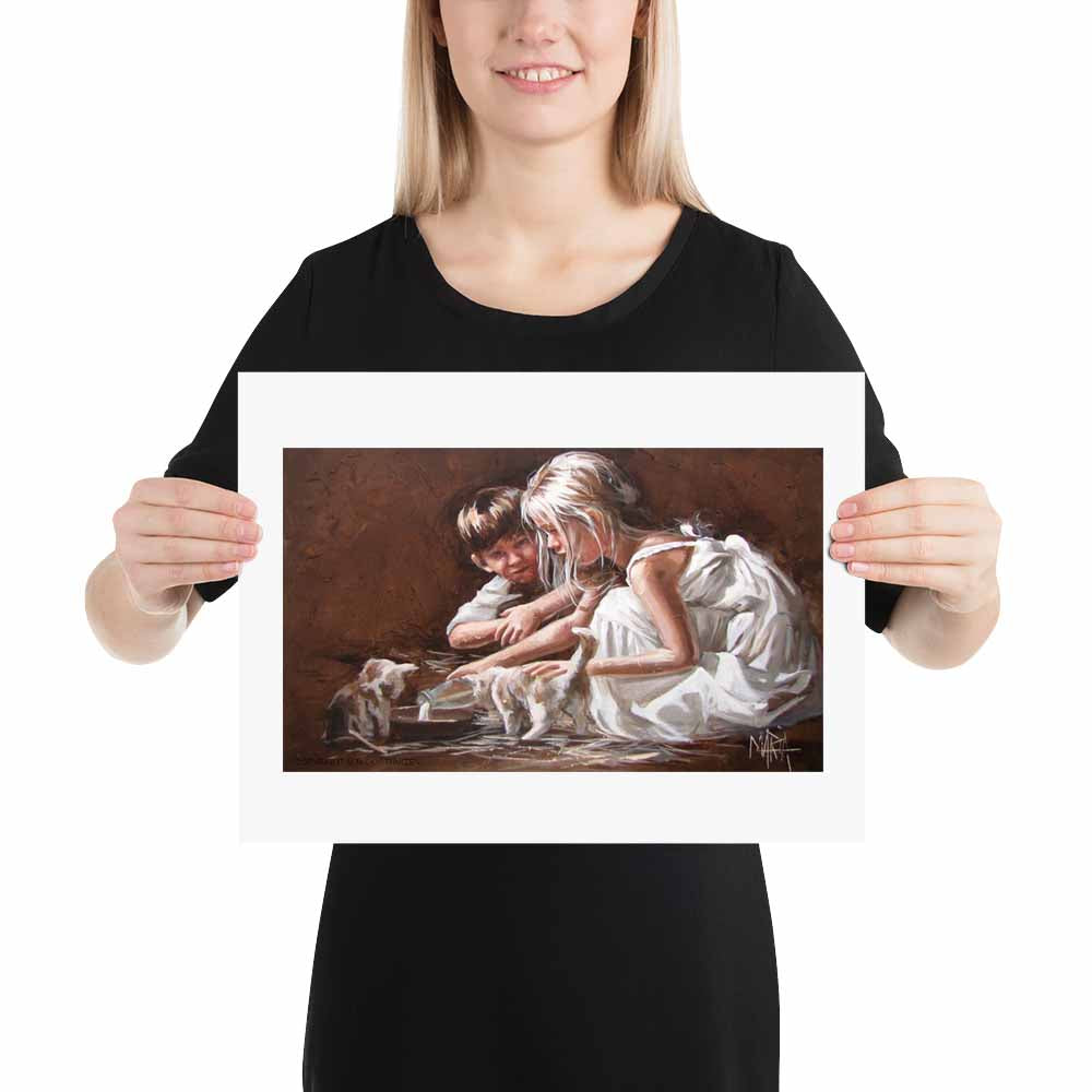 Kom hier is julle melk | A3 Paper Print