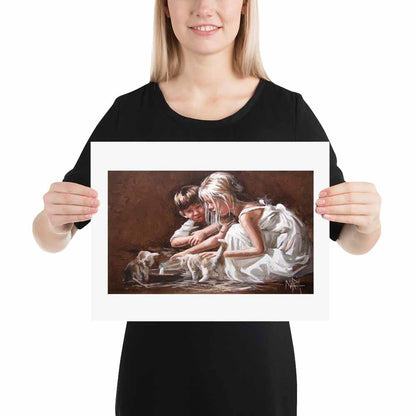 Kom hier is julle melk | A3 Paper Print